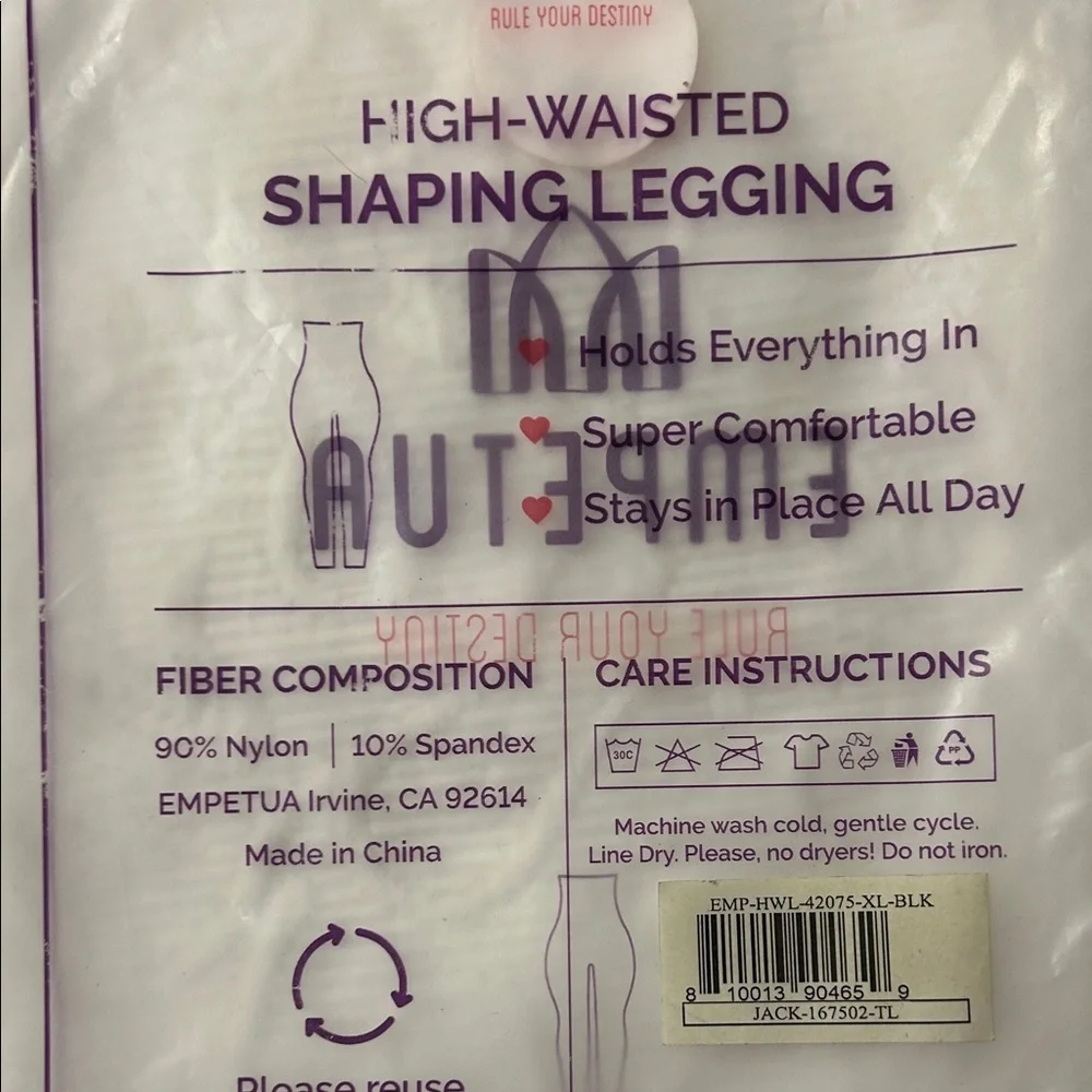 Shapermint Empetua High-Waisted Shaping Legging - Black. Flaw. Accepting offers